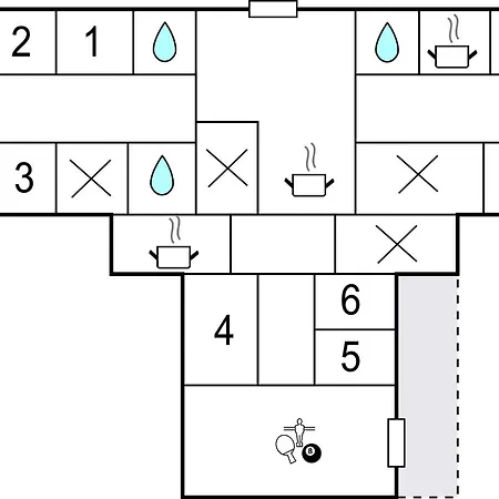 8 Bedroom Cozy In Henne Prázdninový dům *