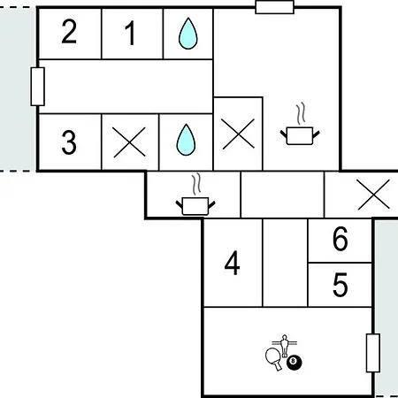 8 Bedroom Cozy In Henne *